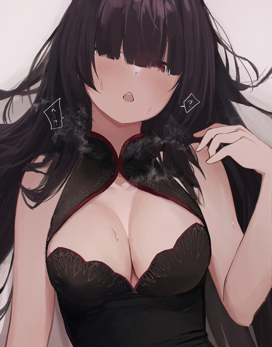 This is a pixiv picture whose title is チャイナドレス正実モブちゃん.