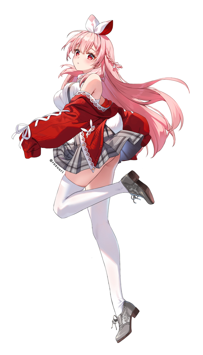 This is a pixiv picture whose title is ぴょん.