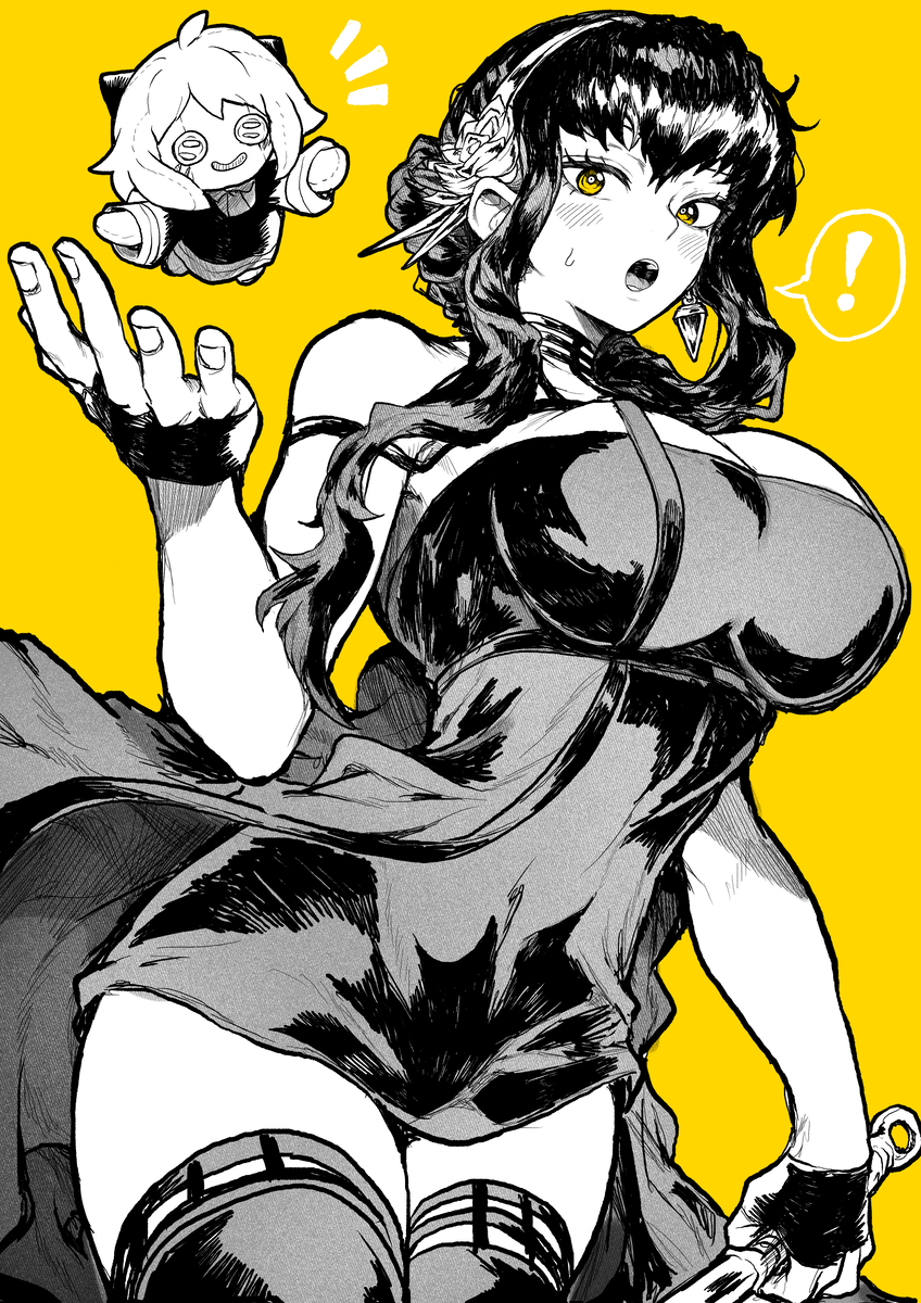 This is a pixiv picture whose title is ヨルさん！！.