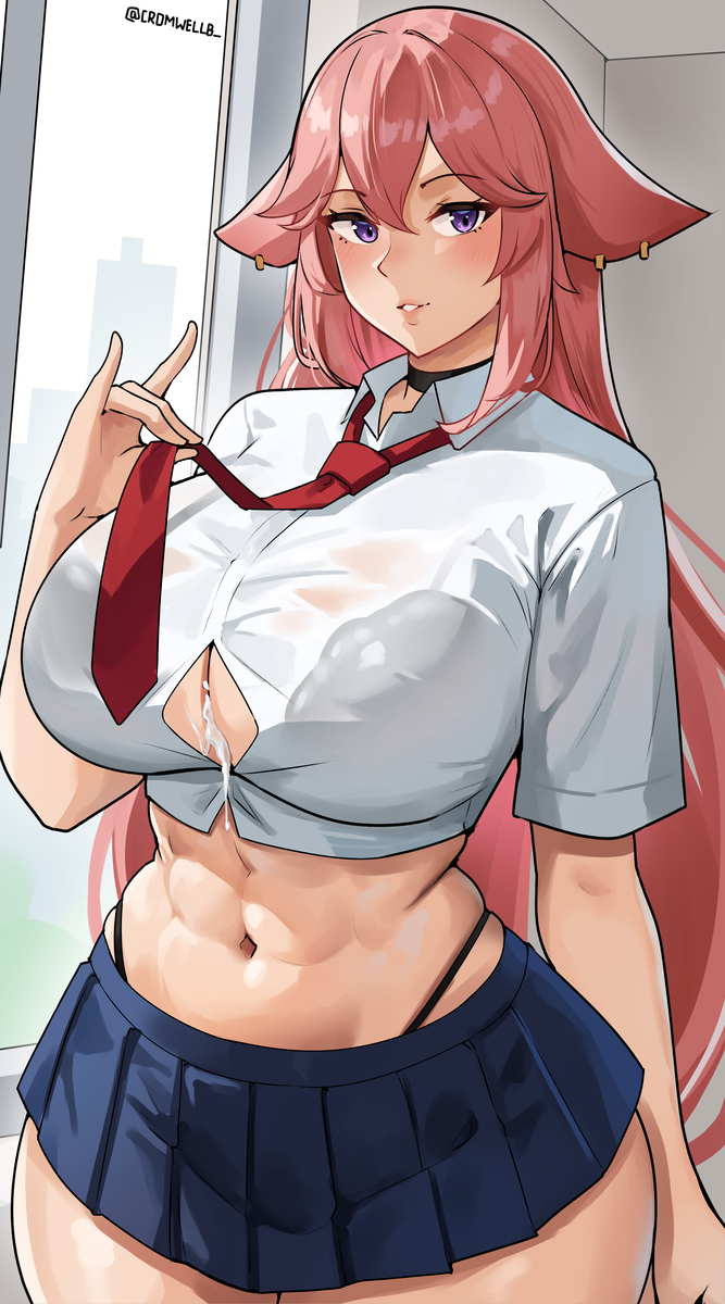 This is a pixiv picture whose title is Yae.