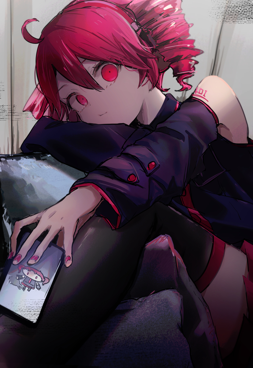 This is a pixiv picture whose title is 人マニア.