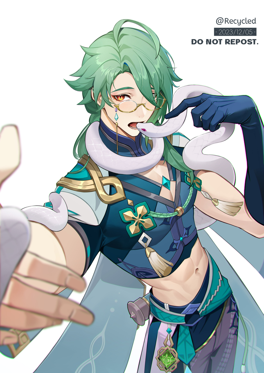 This is a pixiv picture whose title is 白术 Touching.