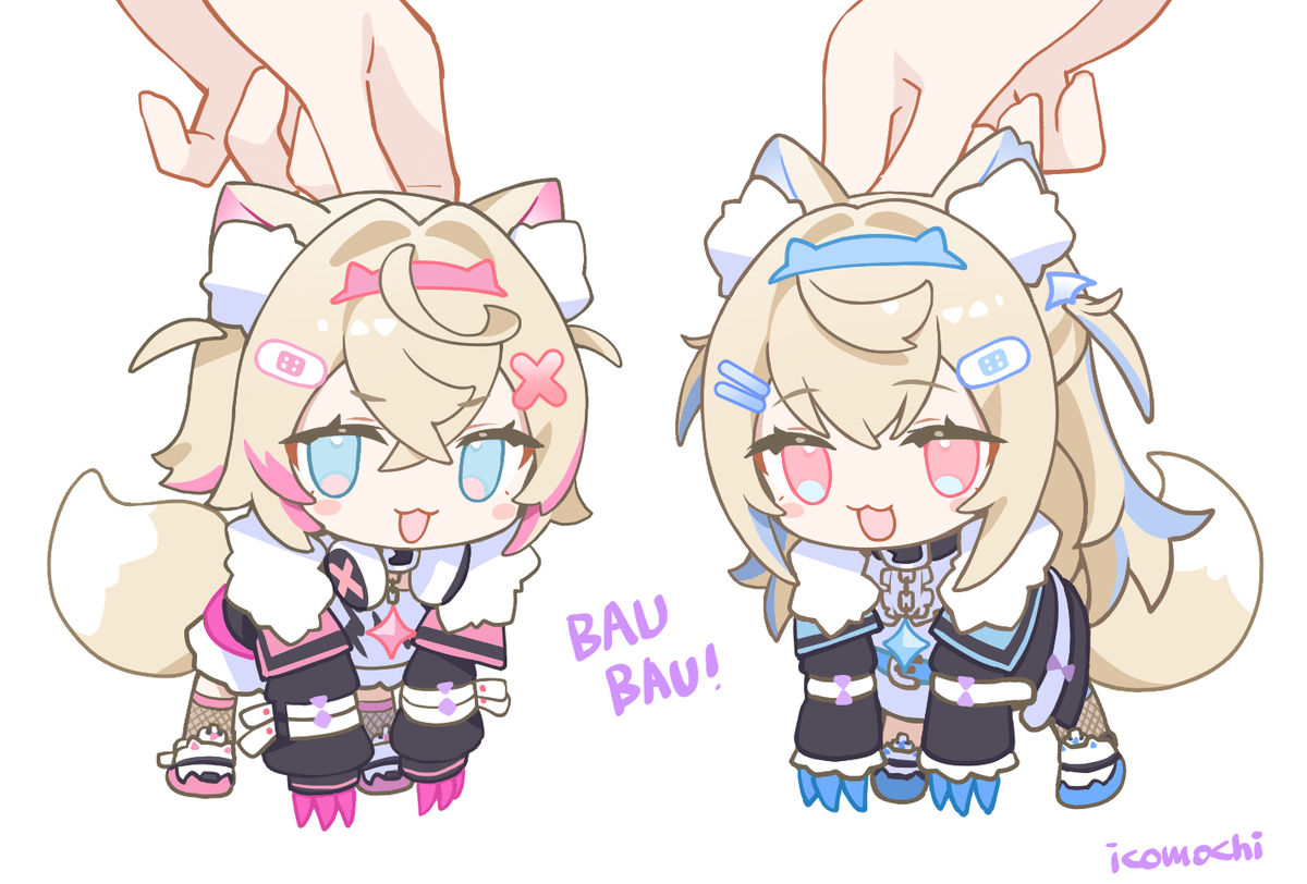 This is a pixiv picture whose title is ぶらさがりフワモコちゃん.