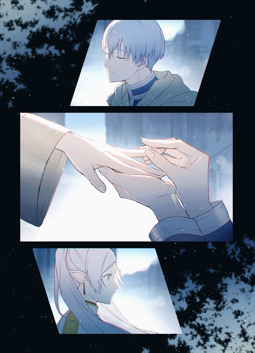 This is a pixiv picture whose title is 鏡蓮華の花言葉.