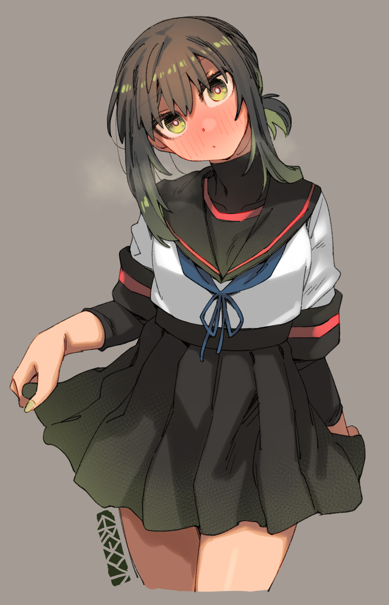 This is a pixiv picture whose title is green light.