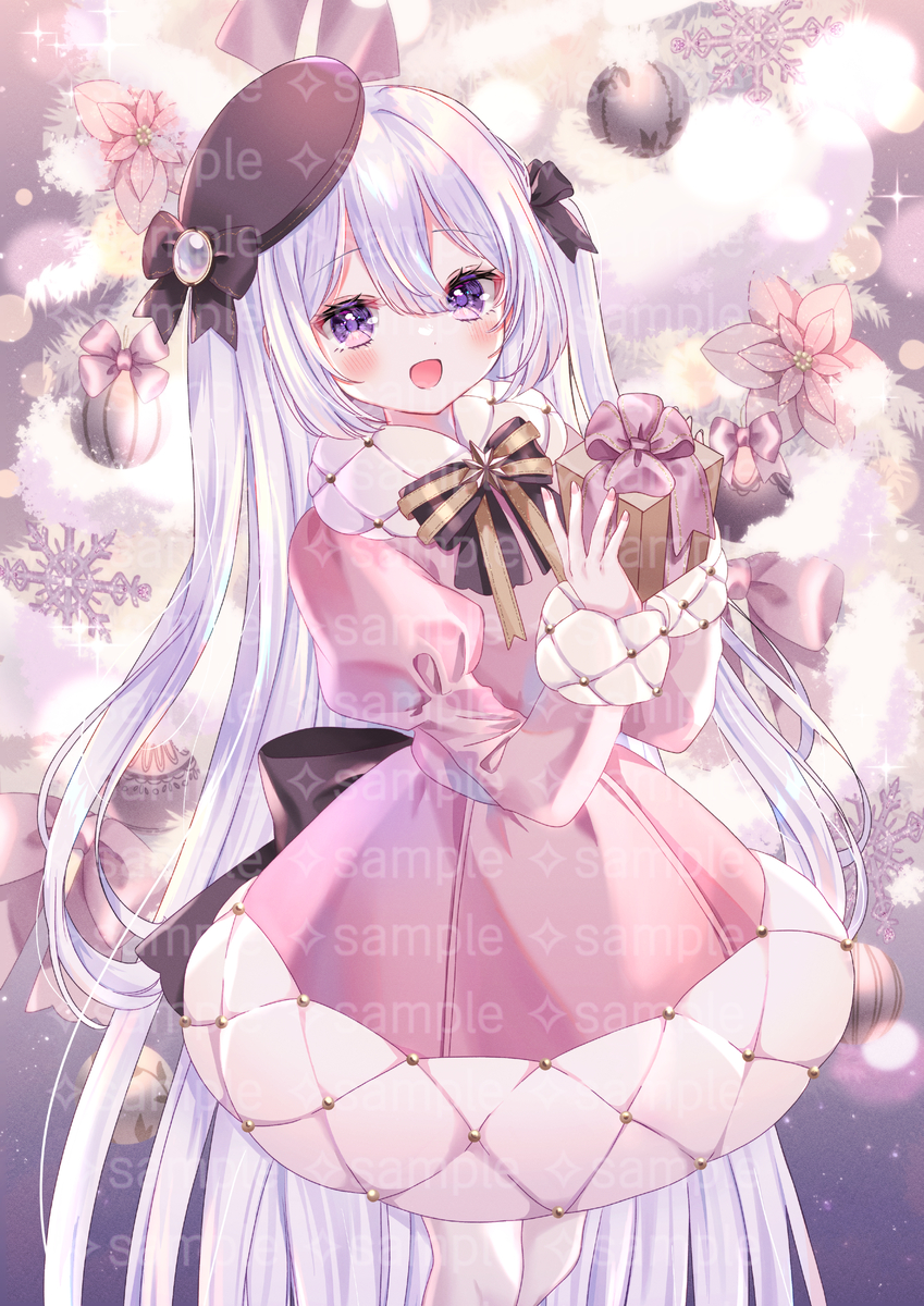 This is a pixiv picture whose title is 🎄🎀.