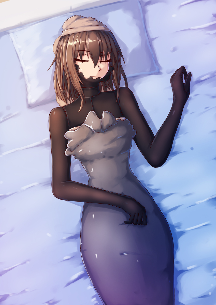 This is a pixiv picture whose title is 真实故事 Zentai Experience 4-2.