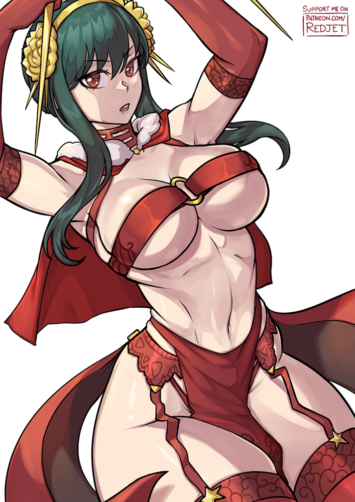 This is a pixiv picture whose title is ヨル・フォージャー Christmas 01.