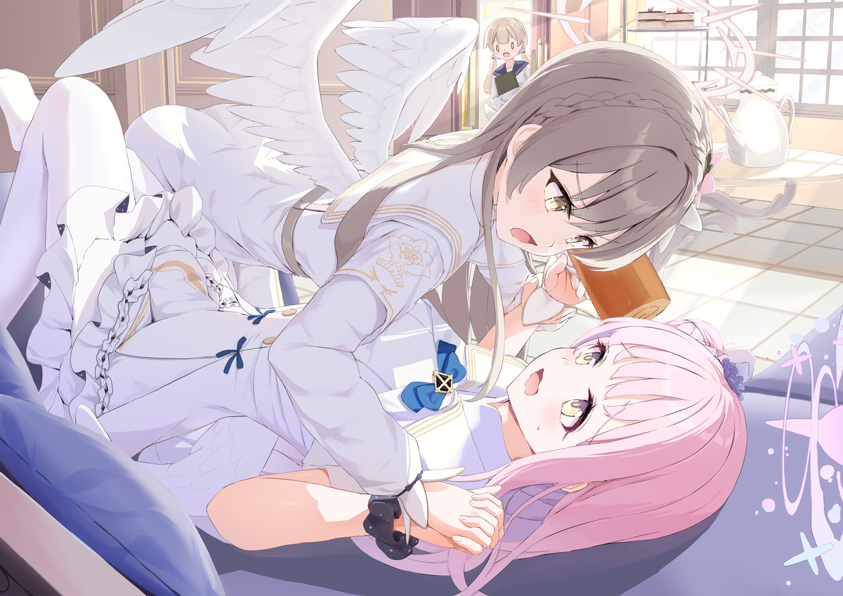 This is a pixiv picture whose title is ロールケーキ事件.