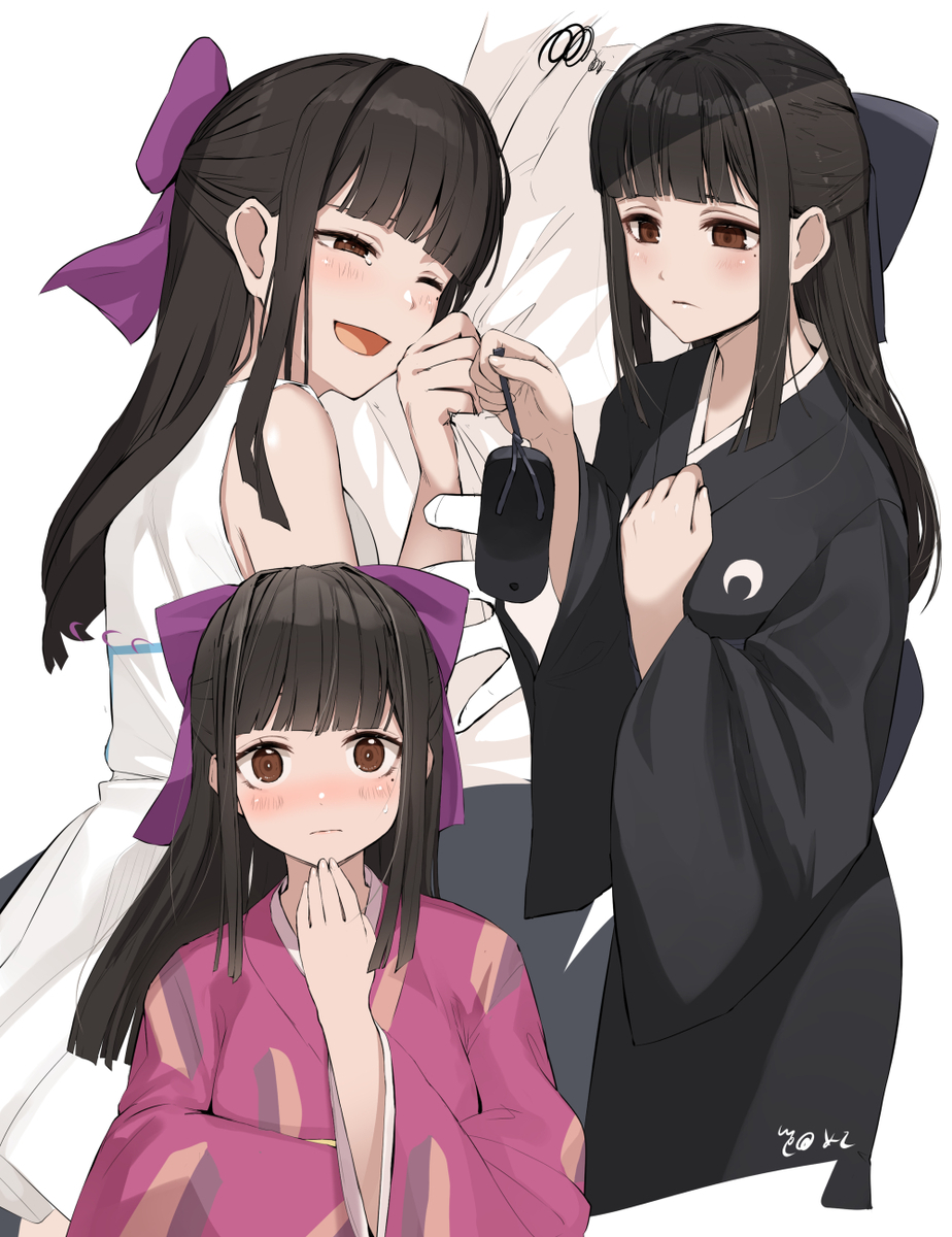 This is a pixiv picture whose title is 【ゲ謎】龍賀沙代.