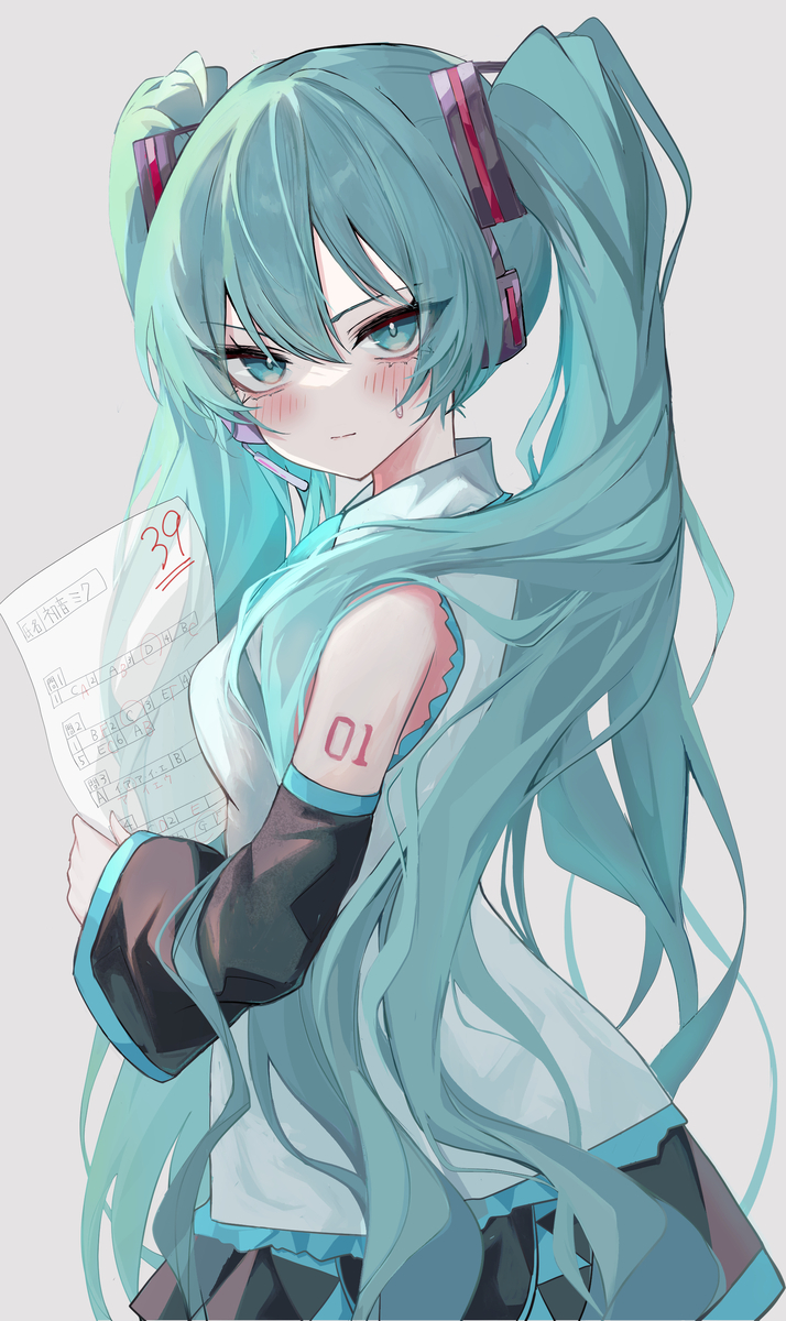 This is a pixiv picture whose title is い、いや・・３９点は私にとって満点みたいなものだから・・.
