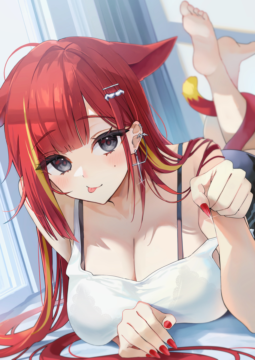 This is a pixiv picture whose title is 朱音リゼ.