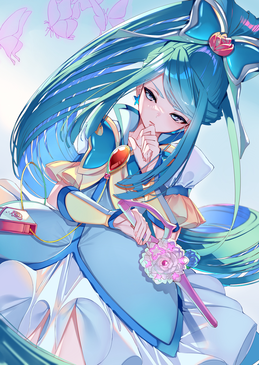 This is a pixiv picture whose title is キュアアクア.