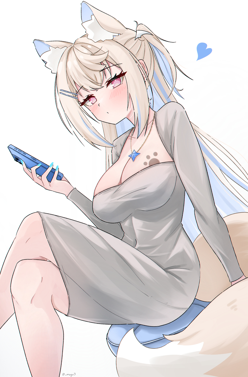 This is a pixiv picture whose title is Fuwawa Dongtan style.