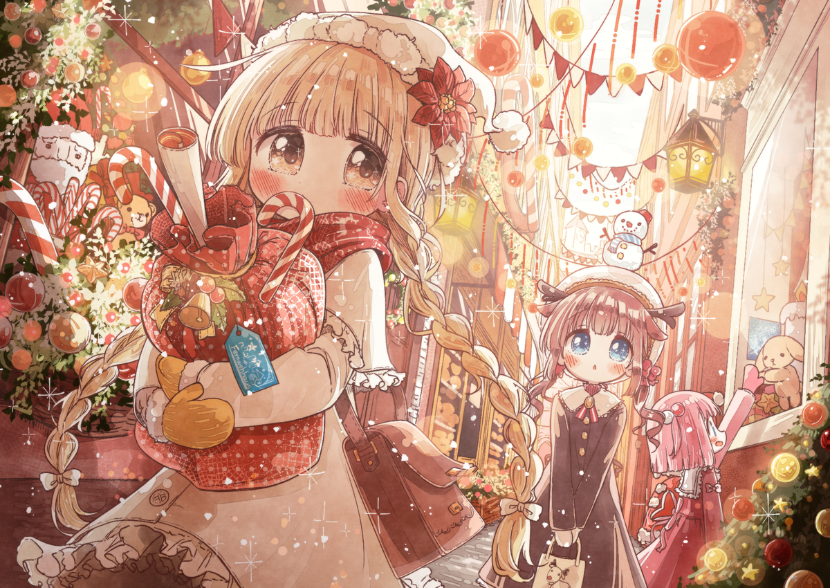 This is a pixiv picture whose title is クリスマス通り.