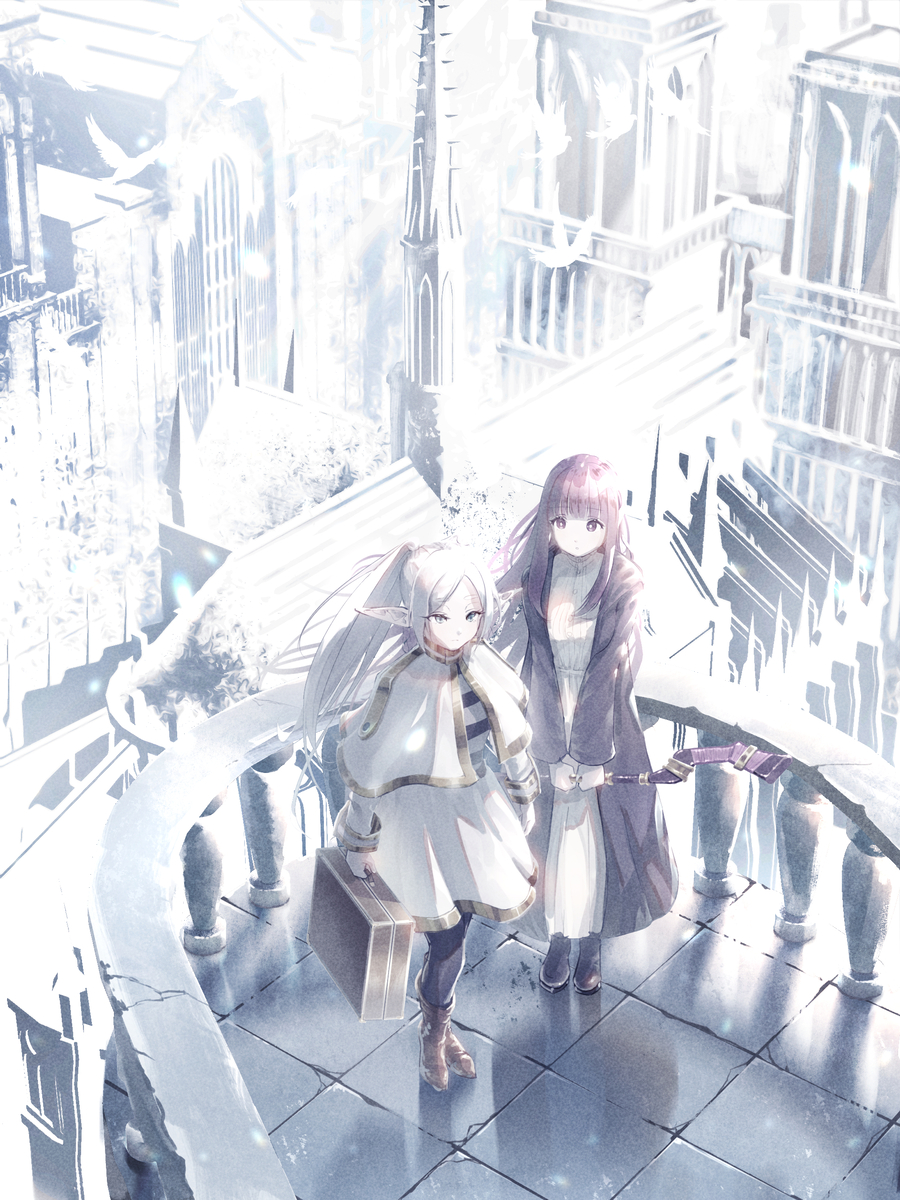 This is a pixiv picture whose title is 高層のフリーレン.