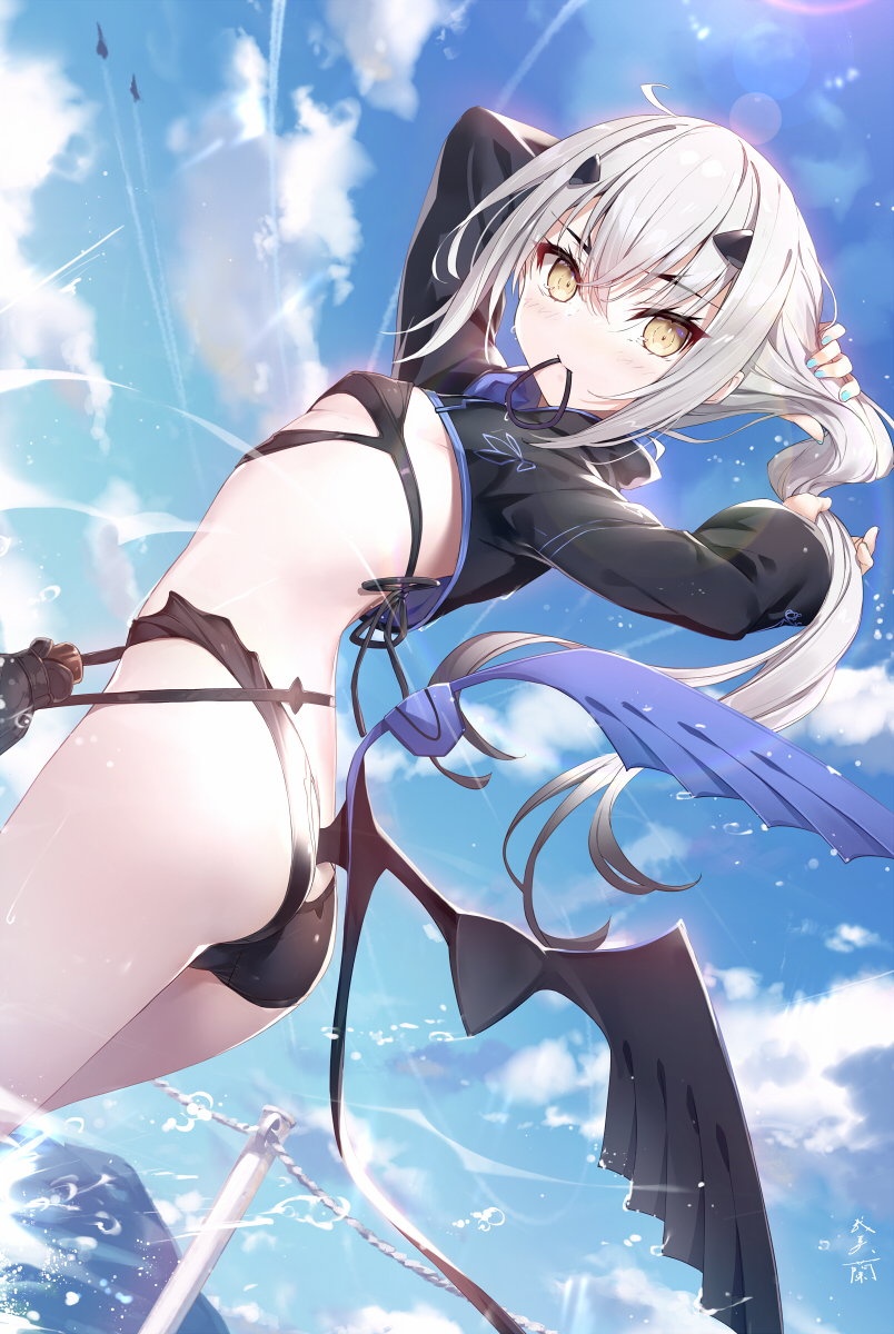 This is a pixiv picture whose title is 水着メリュジーヌ.