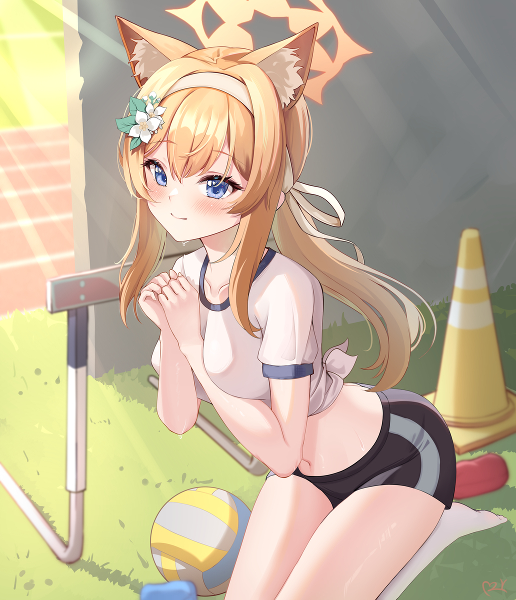 This is a pixiv picture whose title is 伊落マリー(体操服).