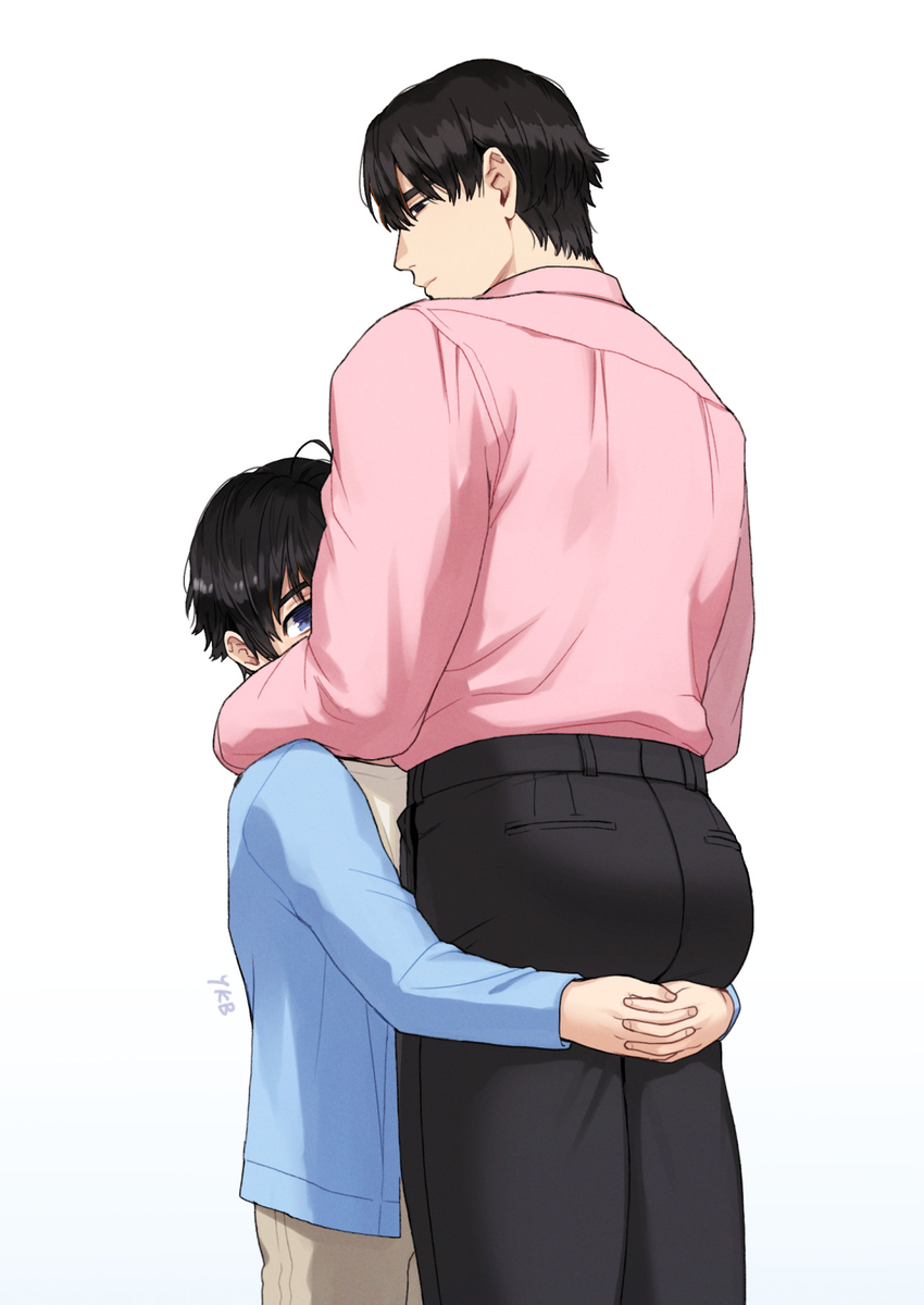 This is a pixiv picture whose title is むぎゅ.