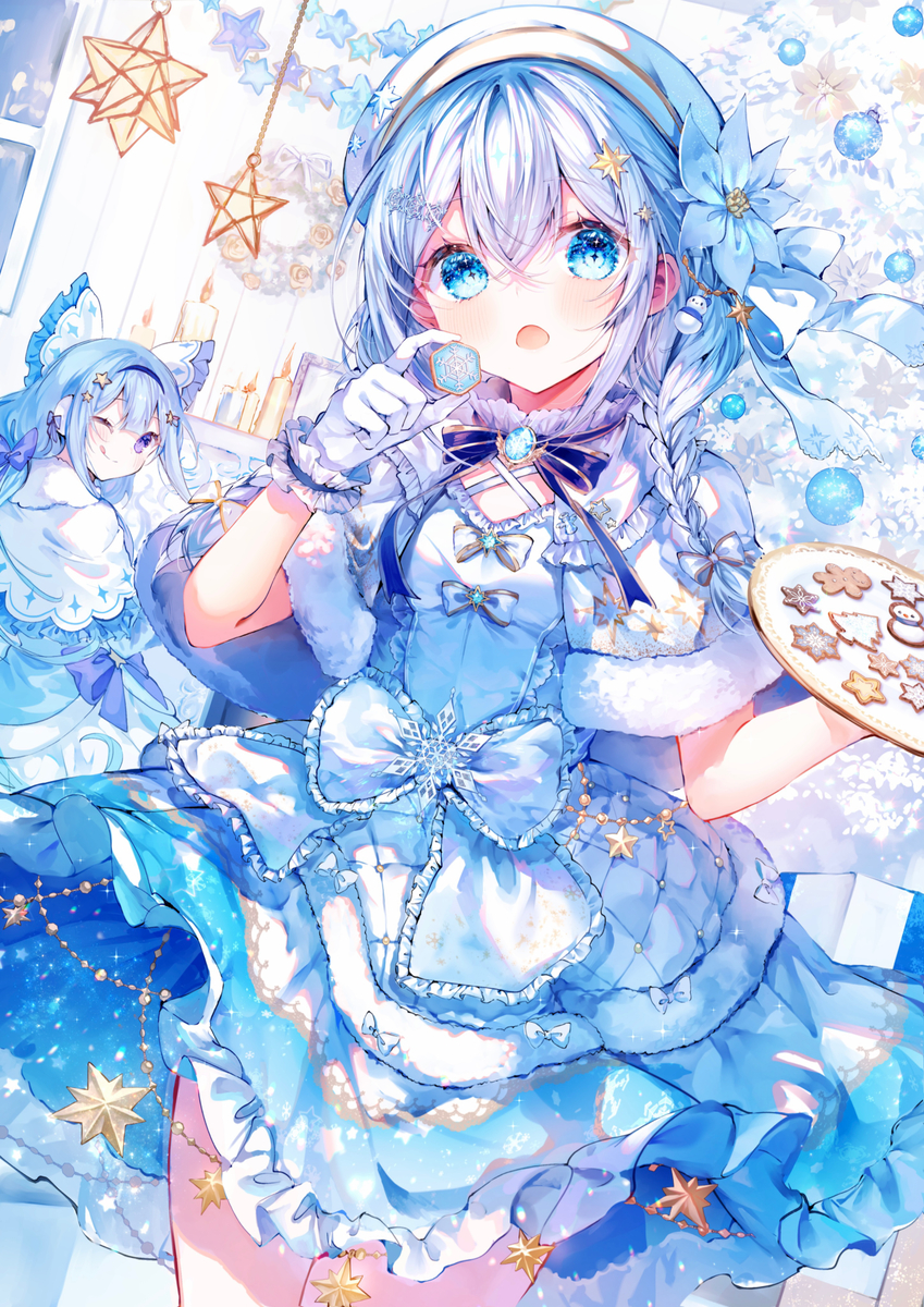 This is a pixiv picture whose title is ❄️.