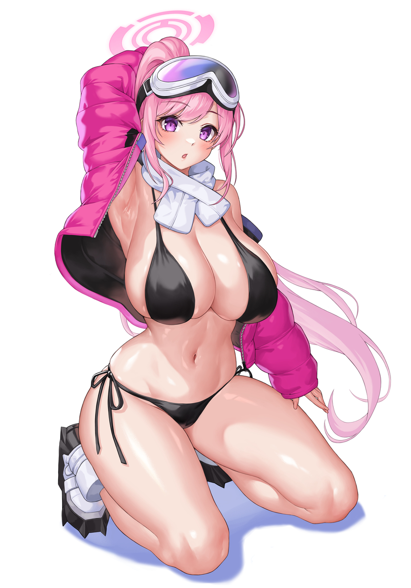 This is a pixiv picture whose title is エイミ(水着).