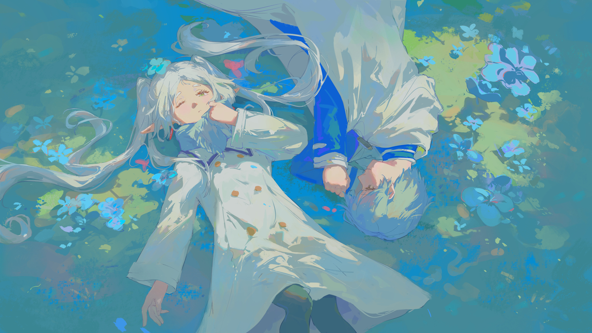 This is a pixiv picture whose title is “这片花海盛开了吗？“.