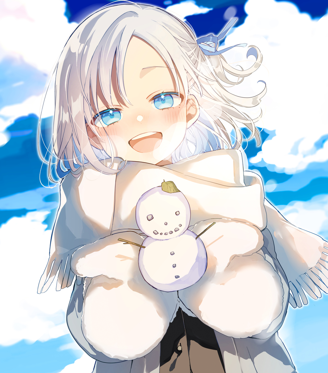 This is a pixiv picture whose title is ⛄.