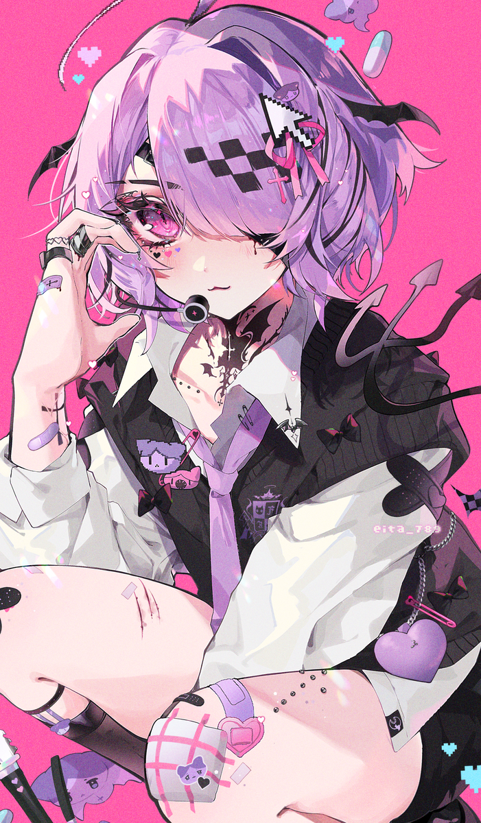 This is a pixiv picture whose title is ✝︎.