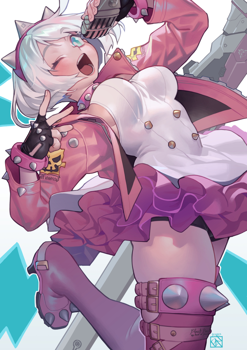 This is a pixiv picture whose title is Elphelt Valentine.