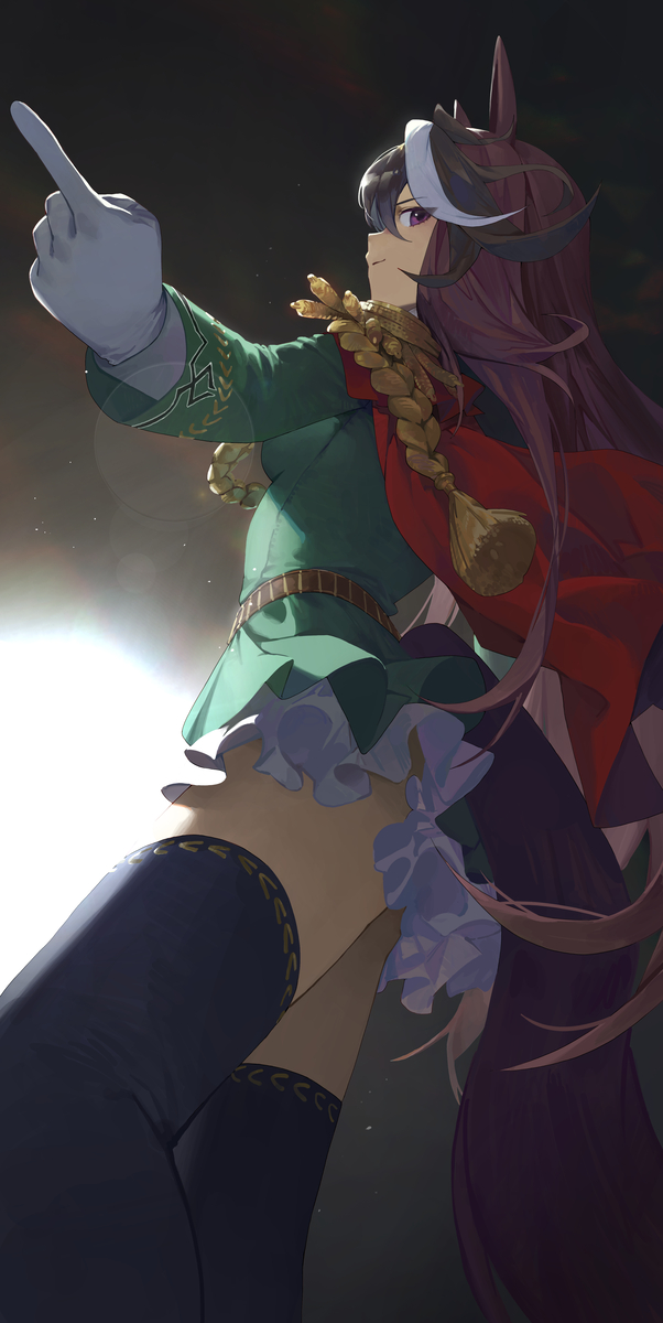 This is a pixiv picture whose title is シンボリルドルフ.