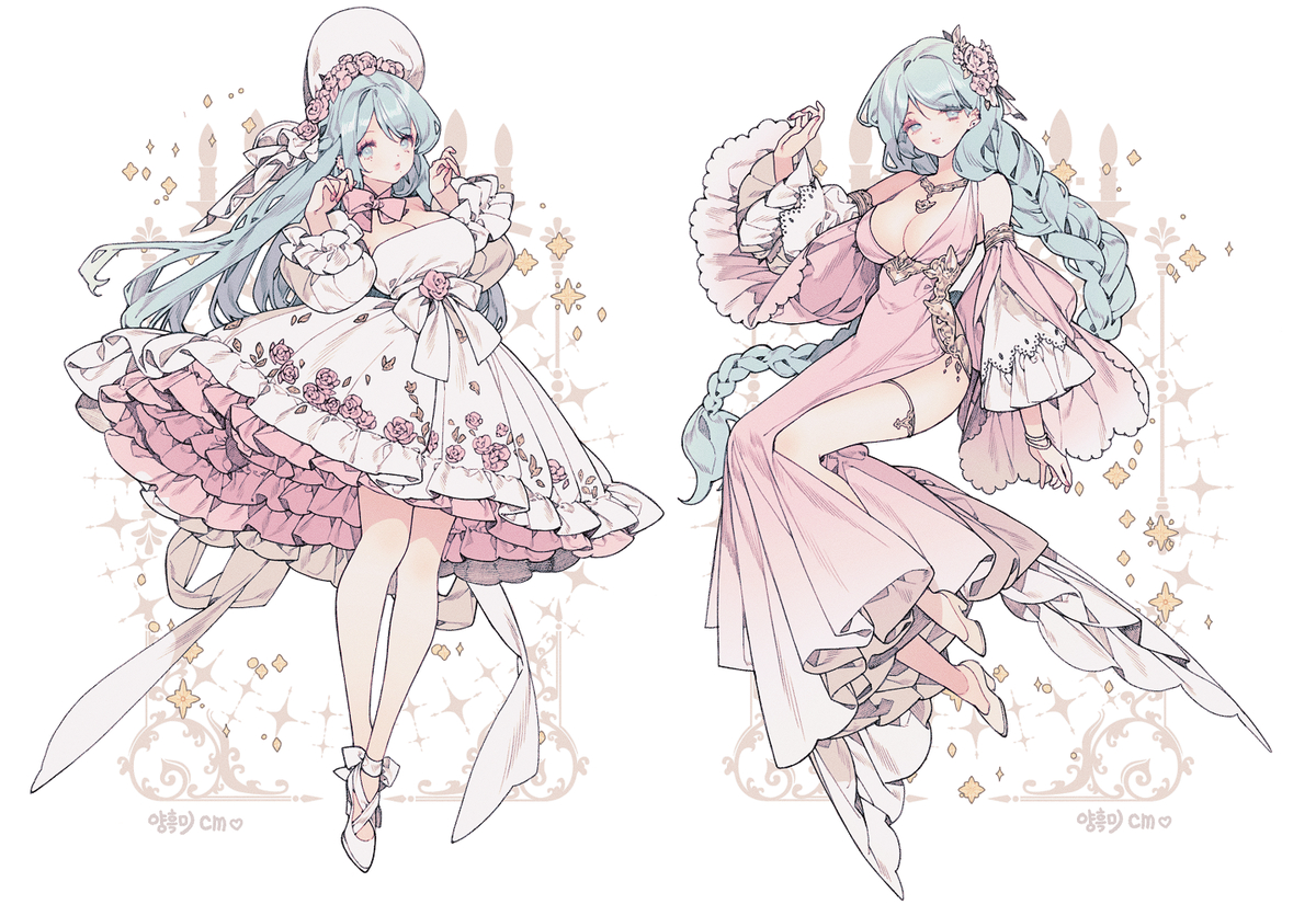 This is a pixiv picture whose title is 💖cm💖.
