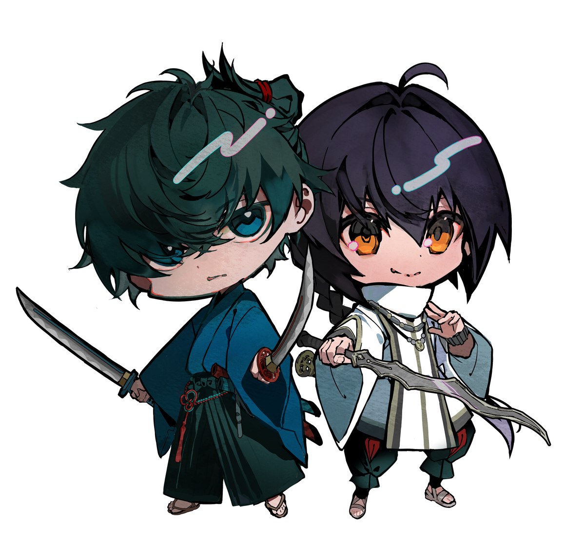 This is a pixiv picture whose title is サムレム.