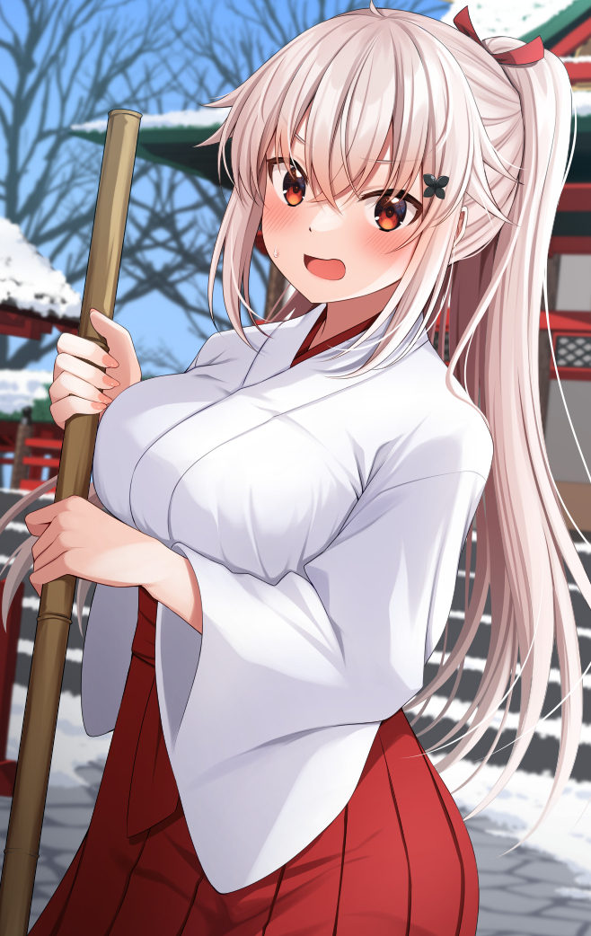 This is a pixiv picture whose title is 「なんでアンタがここに…！？」.