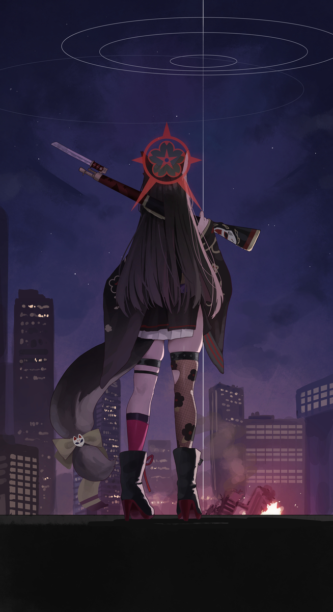 This is a pixiv picture whose title is 災厄の狐.