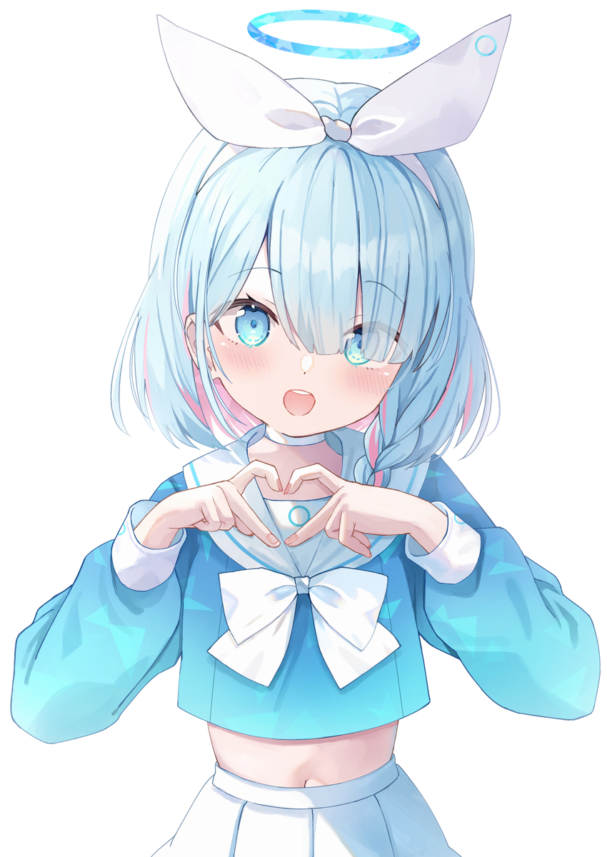 This is a pixiv picture whose title is アロナ💙.