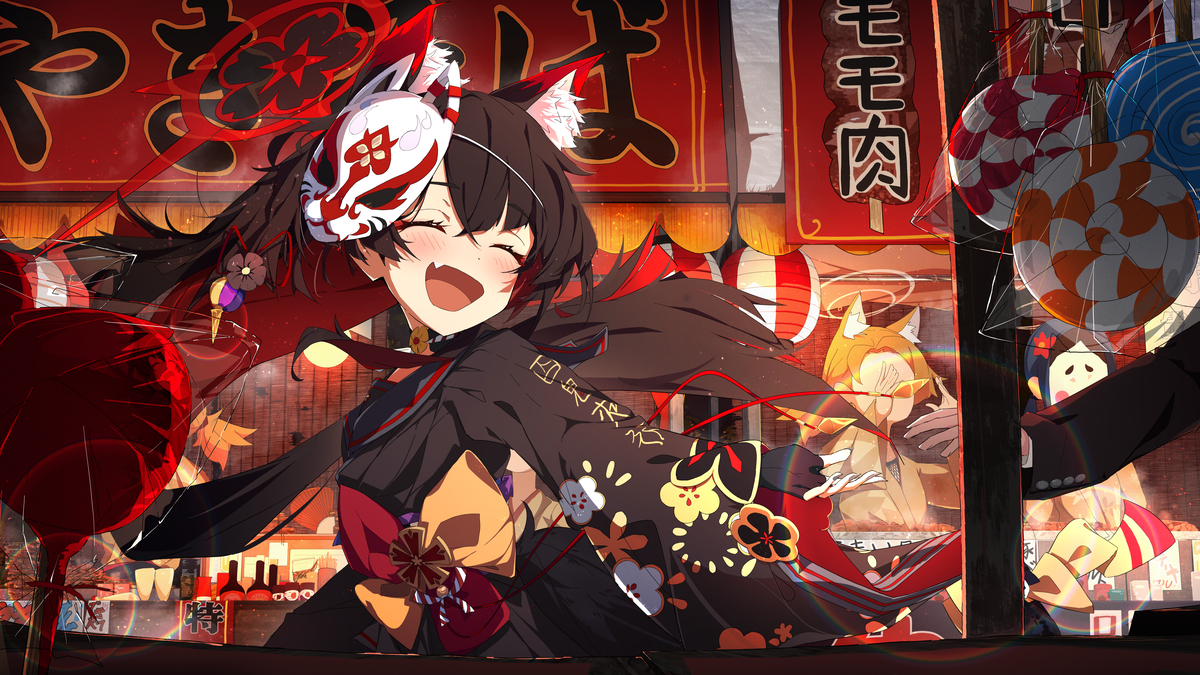 This is a pixiv picture whose title is 災狐一点.