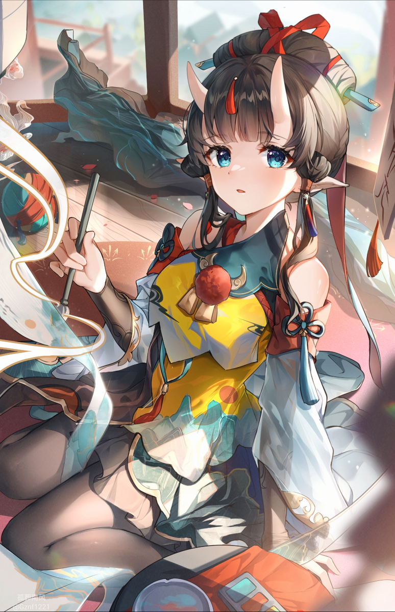 This is a pixiv picture whose title is 自设.