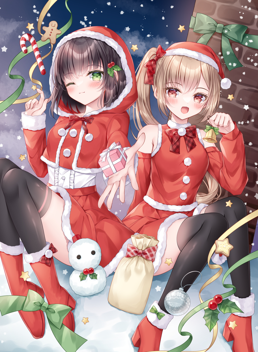 This is a pixiv picture whose title is Christmas🎄🔔.