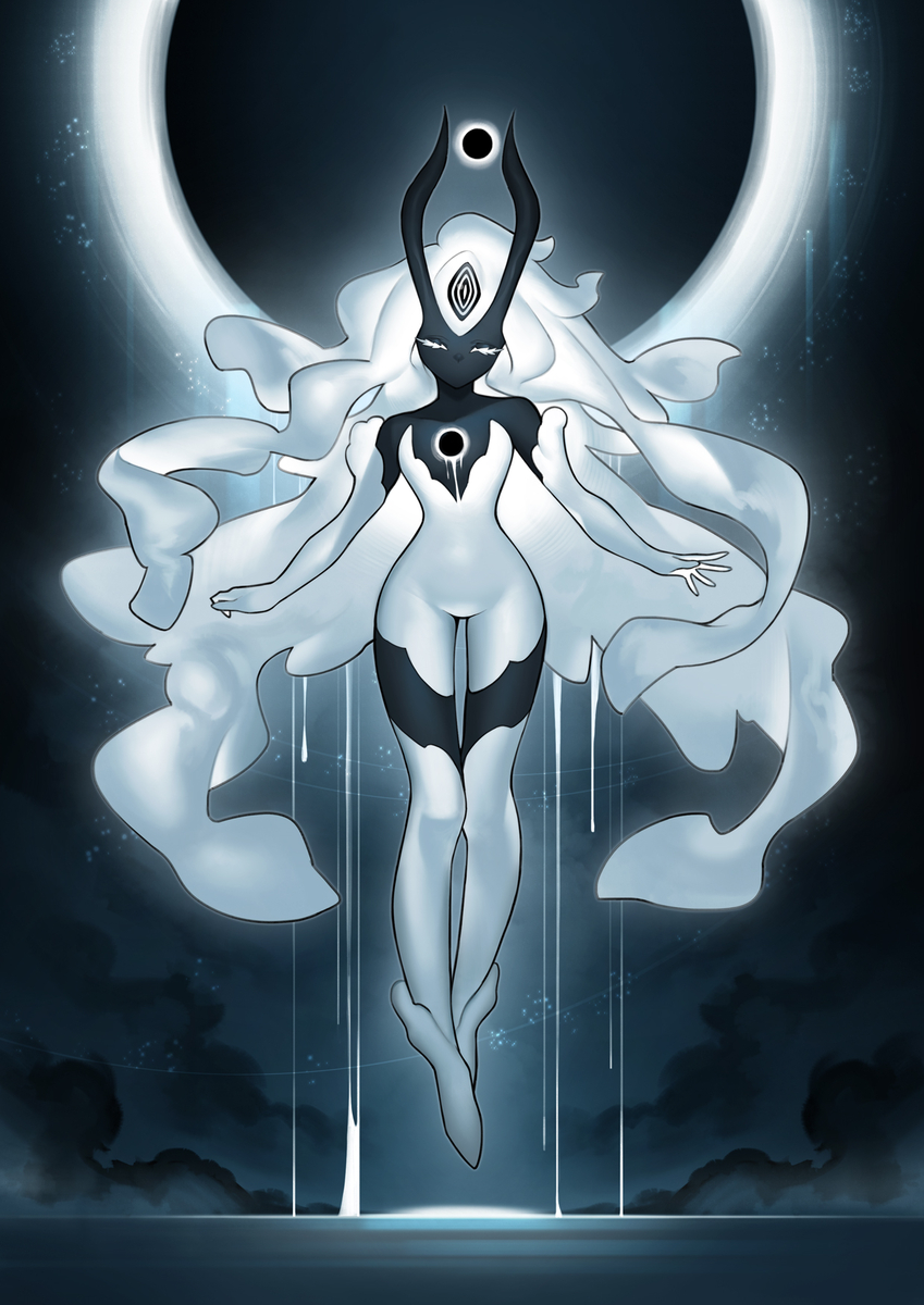 This is a pixiv picture whose title is 日蝕.