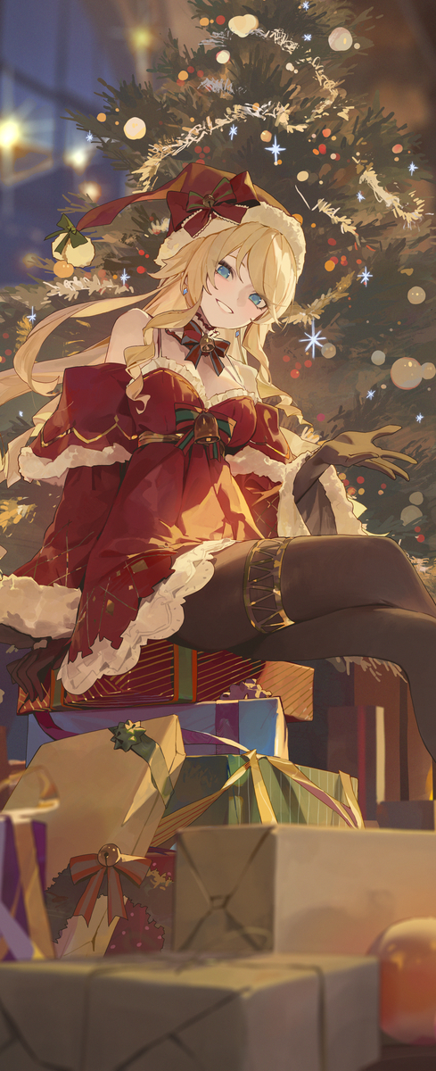 This is a pixiv picture whose title is クリスマスナヴィア.