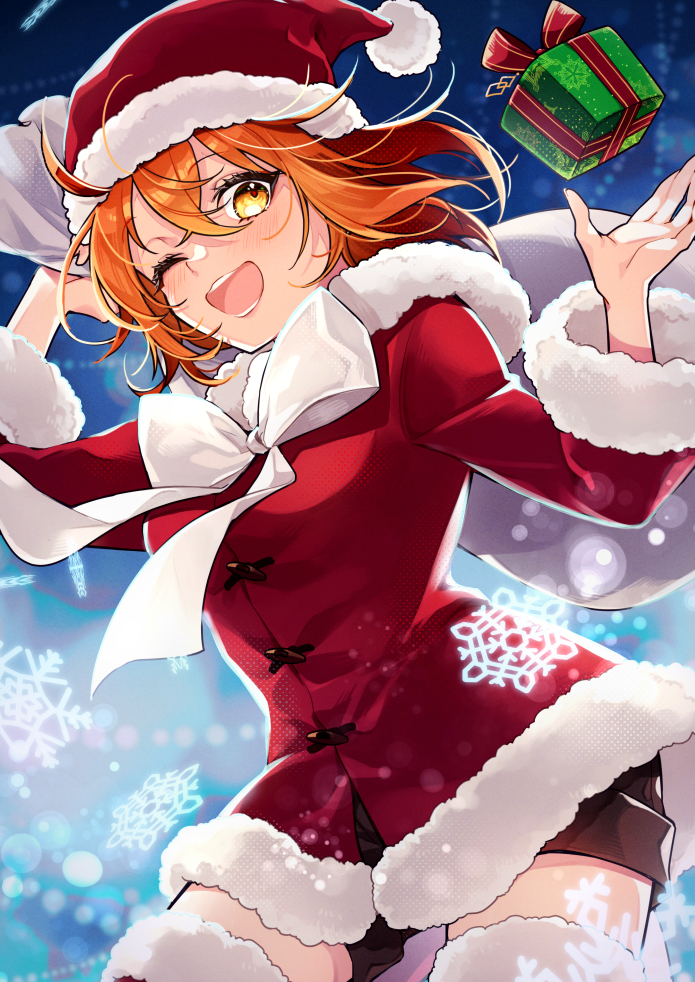 This is a pixiv picture whose title is 🎄🎅🎄.