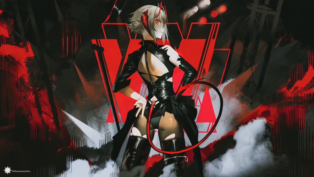 This is a pixiv picture whose title is W.