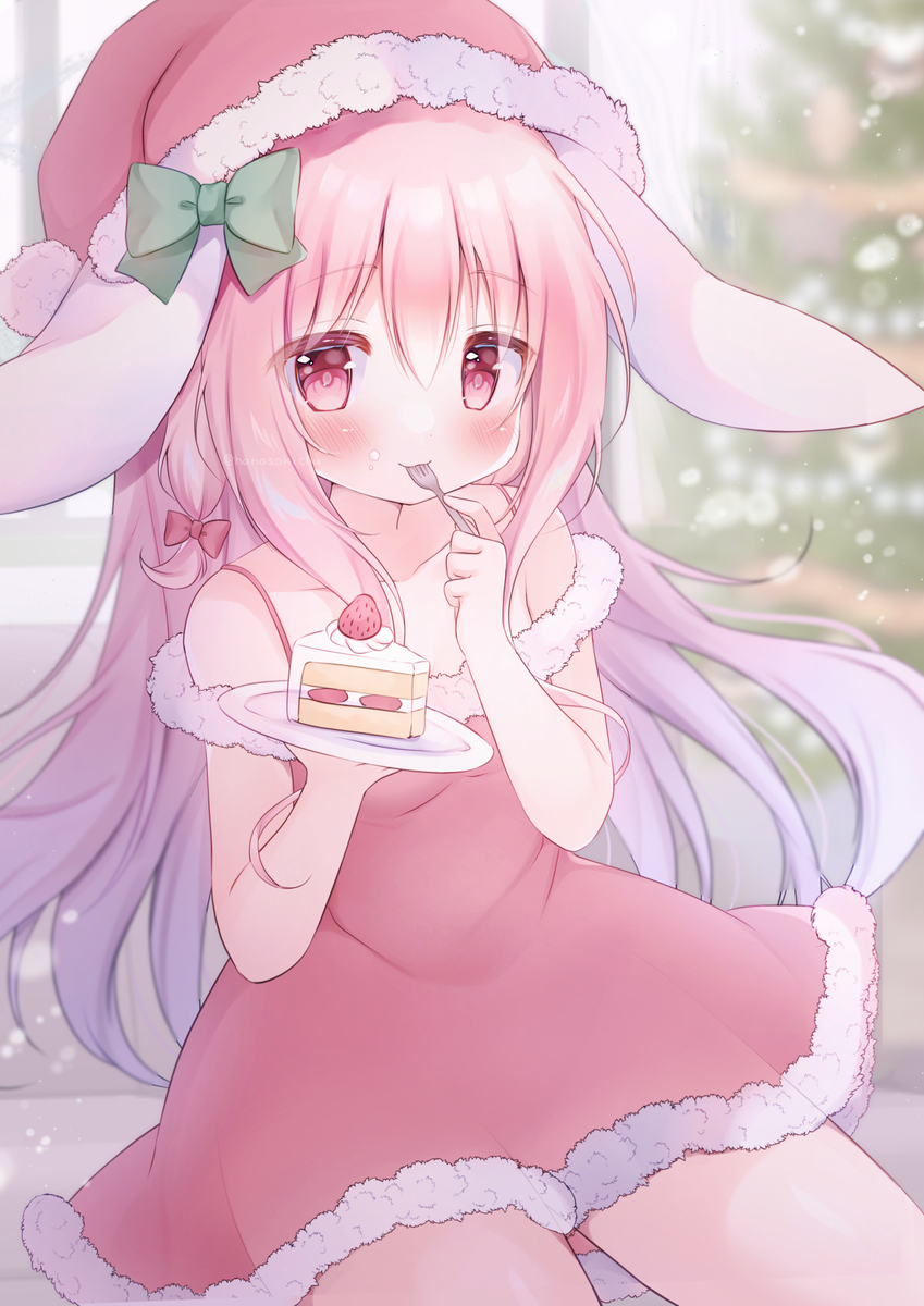 This is a pixiv picture whose title is 「君と一緒に、クリスマス🎄」.