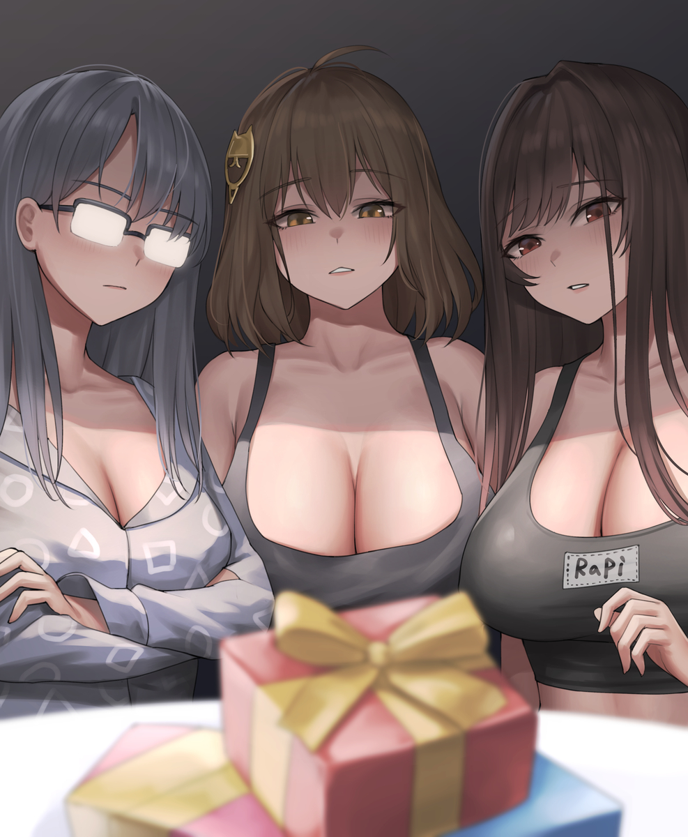 This is a pixiv picture whose title is 指揮官様のいないクリスマス.