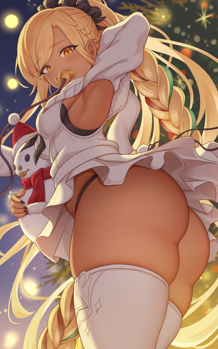 This is a pixiv picture whose title is クリスマスシャレム.