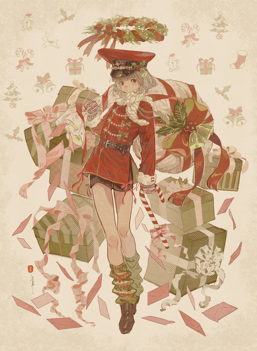 This is a pixiv picture whose title is お届け物でーす.
