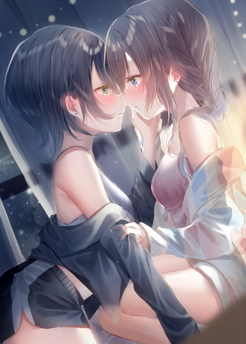 This is a pixiv picture whose title is 夜ふかしする…？.