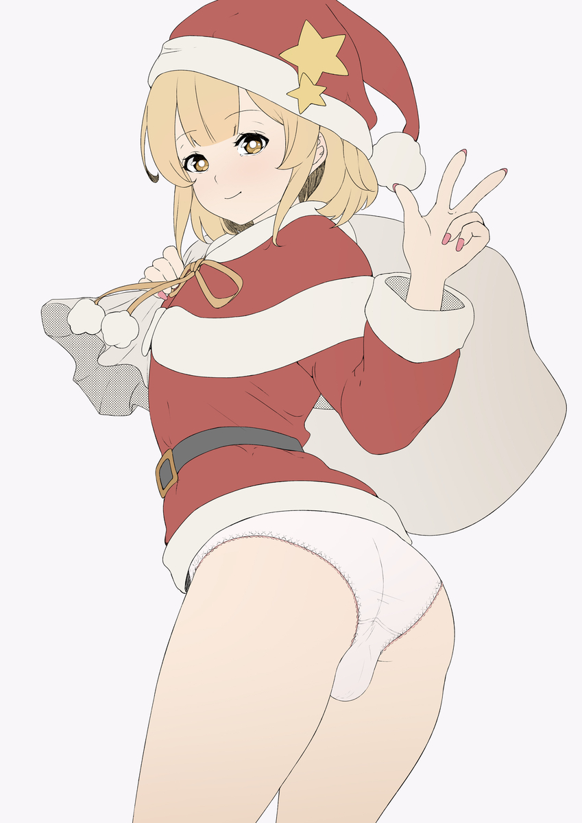 This is a pixiv picture whose title is サンタさん (男) のパンツ.