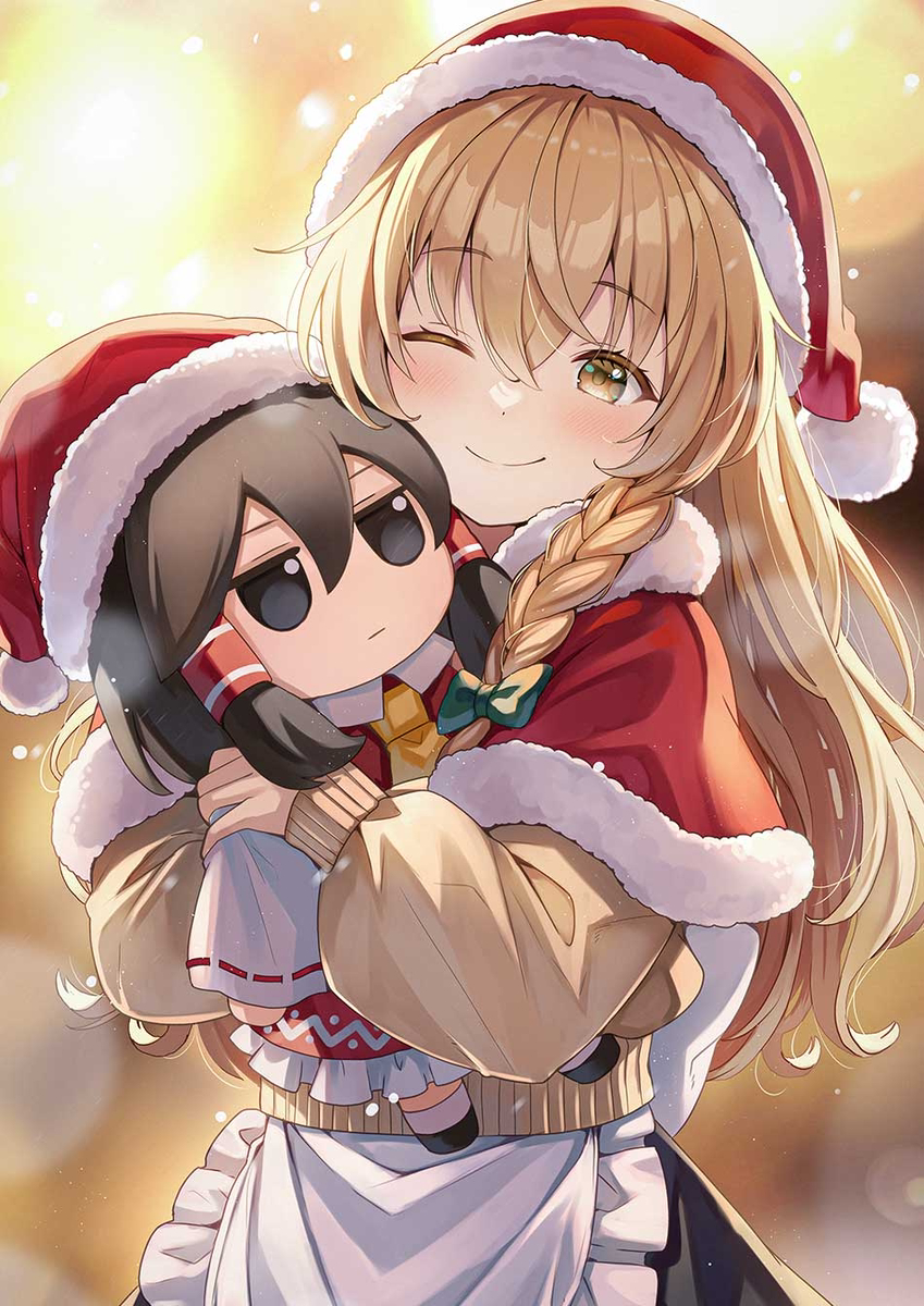 This is a pixiv picture whose title is メリークリスマス🎄.