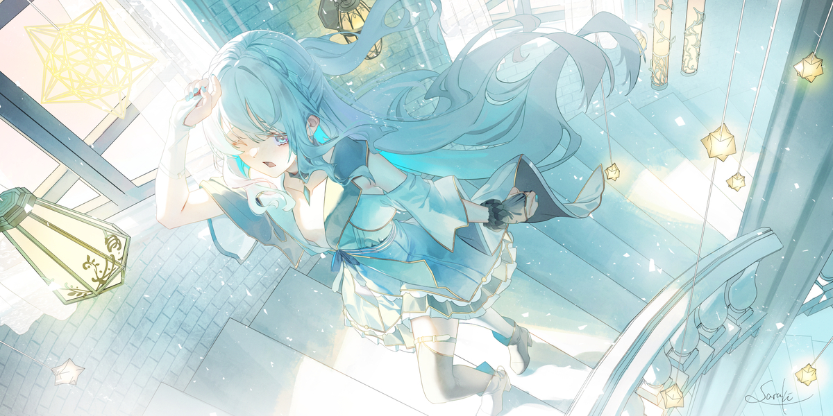 This is a pixiv picture whose title is 『眩』.